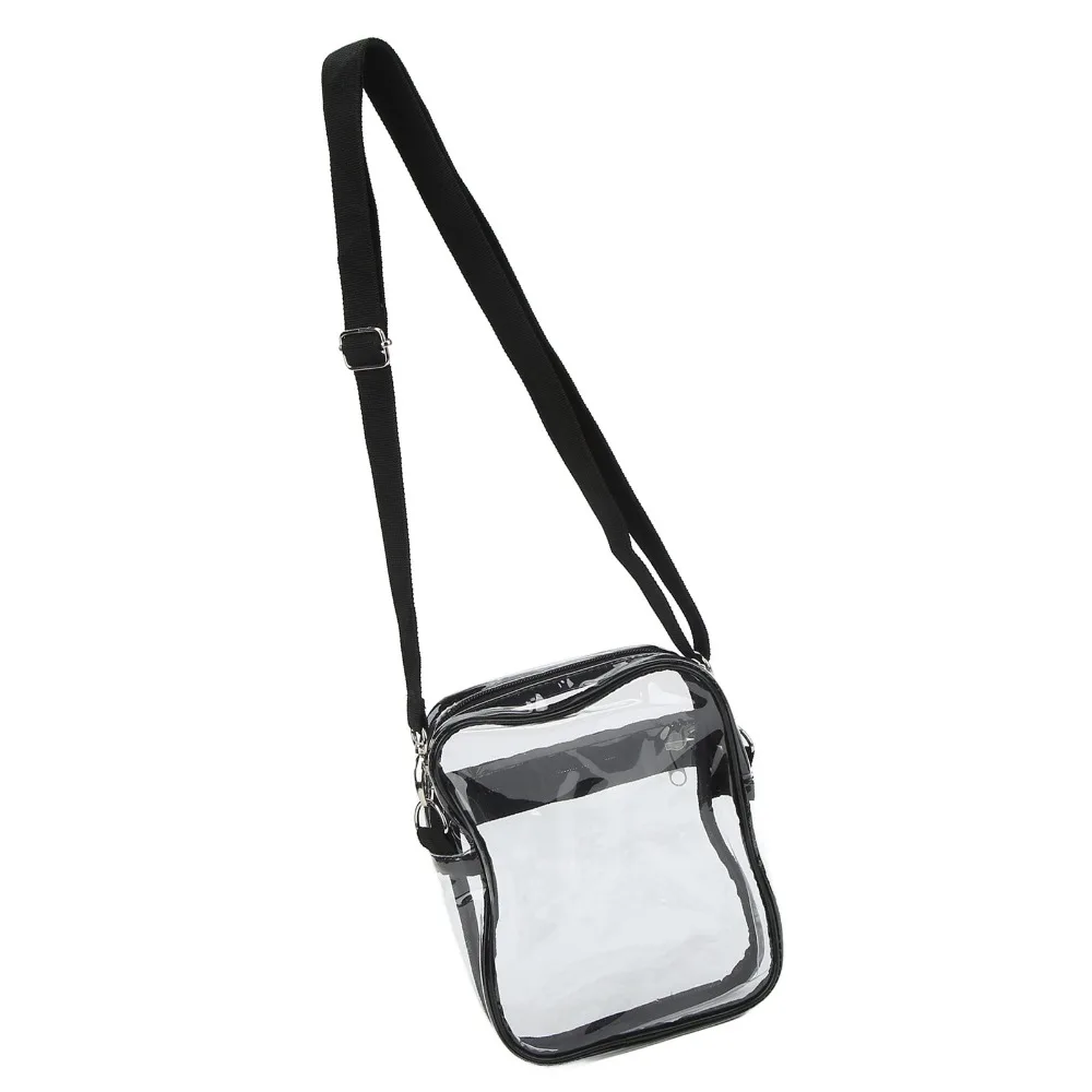 2 Pcs PVC Clear Messenger Bag Removable With Adjustable Strap Transparent Shoulder Bag With Front Pocket Clear Purse
2 Pcs PVC Clear Messenger Bag Removable With Adjustable Strap Transparent Shoulder Bag With Front Pocket Clear Purse