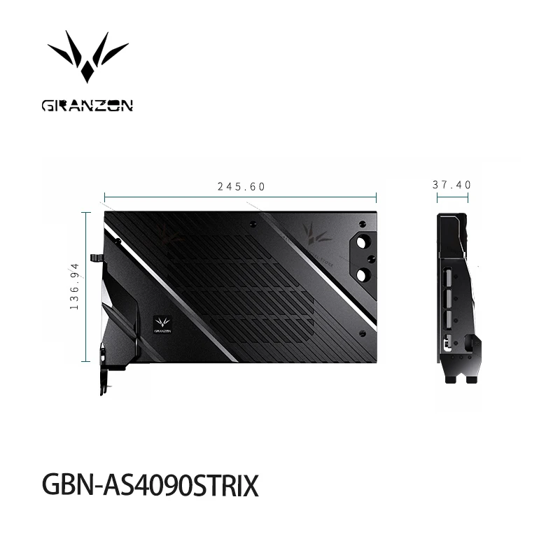 Водоблок Granzon GBN-AS4090STRIX для видеокарт ASUS GeForce RTX4090 ROG Strix / TUF GAMING / с микроканальными водопроводами 0.3 мм
Водоблок Granzon GBN-AS4090STRIX для видеокарт ASUS GeForce RTX4090 ROG Strix / TUF GAMING / с микроканальными водопроводами 0.3 мм