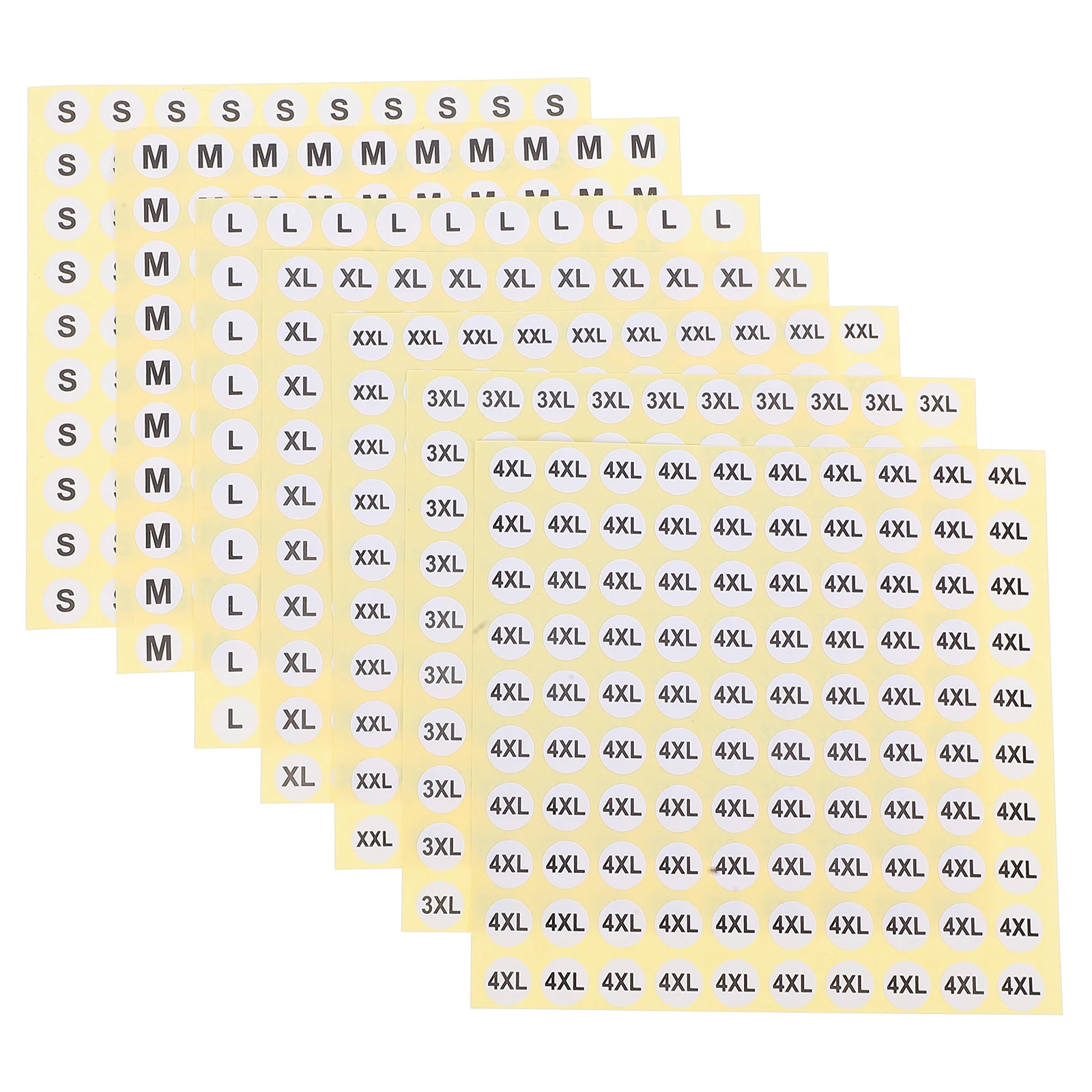 7000pcs Size Labels Round Stickers Apparel Tags Coated Clothing Labels Markers Waterproof
7000pcs Size Labels Round Stickers Apparel Tags Coated Clothing Labels Markers Waterproof