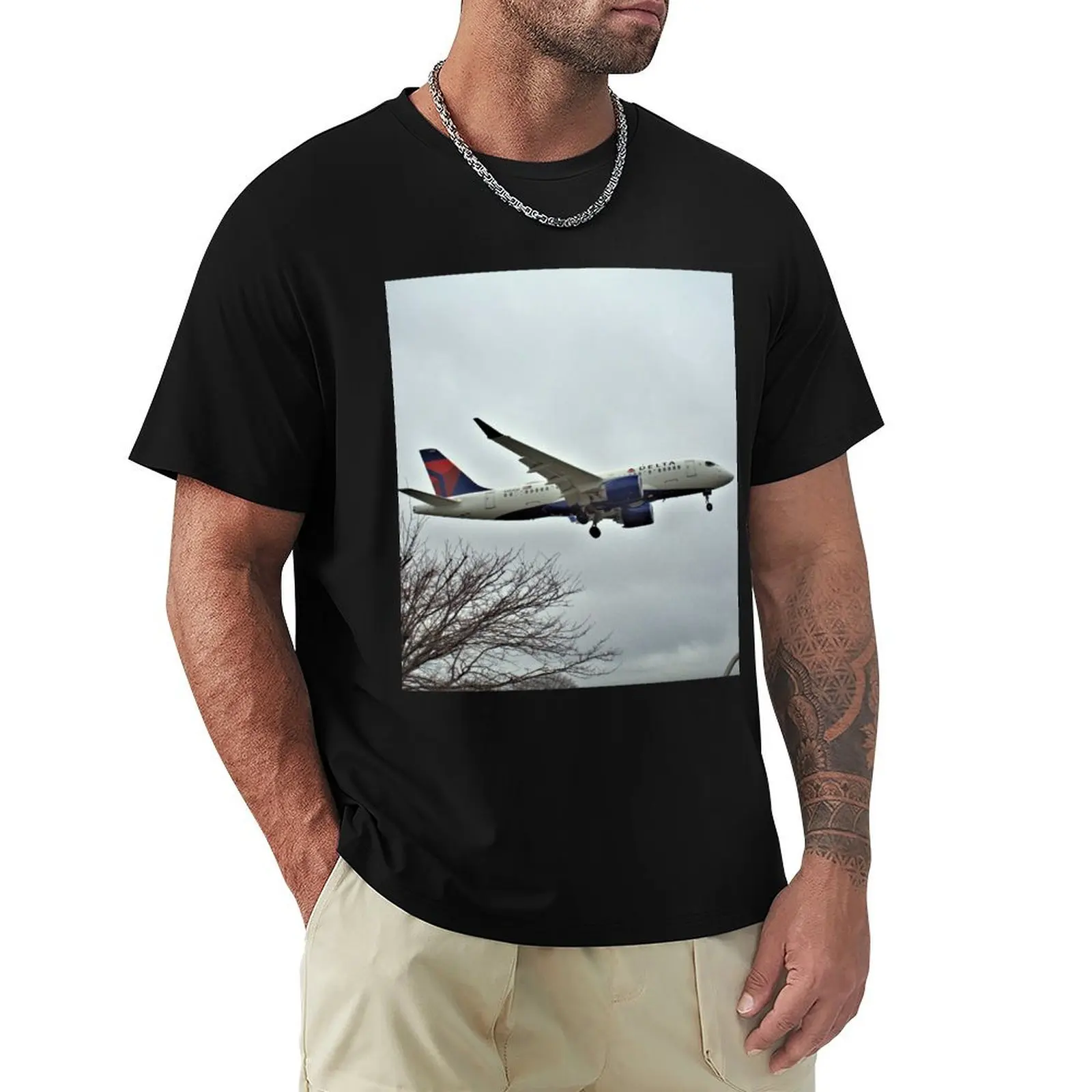 Delta Airlines Airbus A220-100 T-Shirt anime figures plain oversized t shirts for men
Delta Airlines Airbus A220-100 T-Shirt anime figures plain oversized t shirts for men