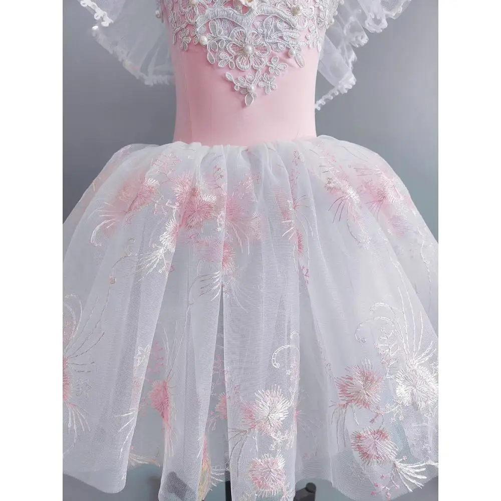 Long Ballet Dress Girls Puff Sleeve Pink Dance Leotard Performance Wear Adult Children Ballet Skirts Contemporary Dance Costumes
Long Ballet Dress Girls Puff Sleeve Pink Dance Leotard Performance Wear Adult Children Ballet Skirts Contemporary Dance Costumes