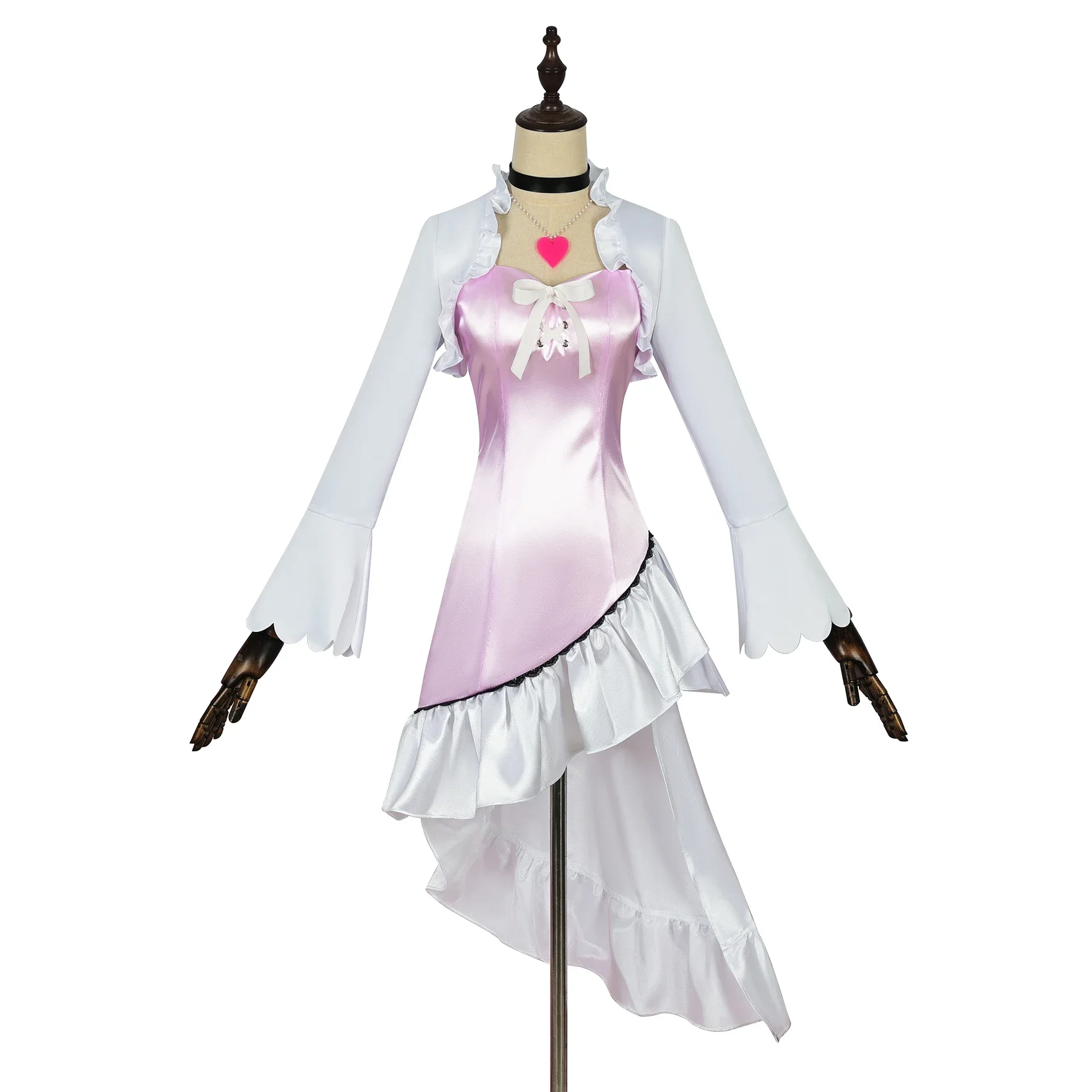 Tsukiyomi Utau Pink Stage Official Anime Cosplay Women's Costume Full Set Anime Shugo Chara! Anime 2D Role Play Outfit
Tsukiyomi Utau Pink Stage Official Anime Cosplay Women's Costume Full Set Anime Shugo Chara! Anime 2D Role Play Outfit
