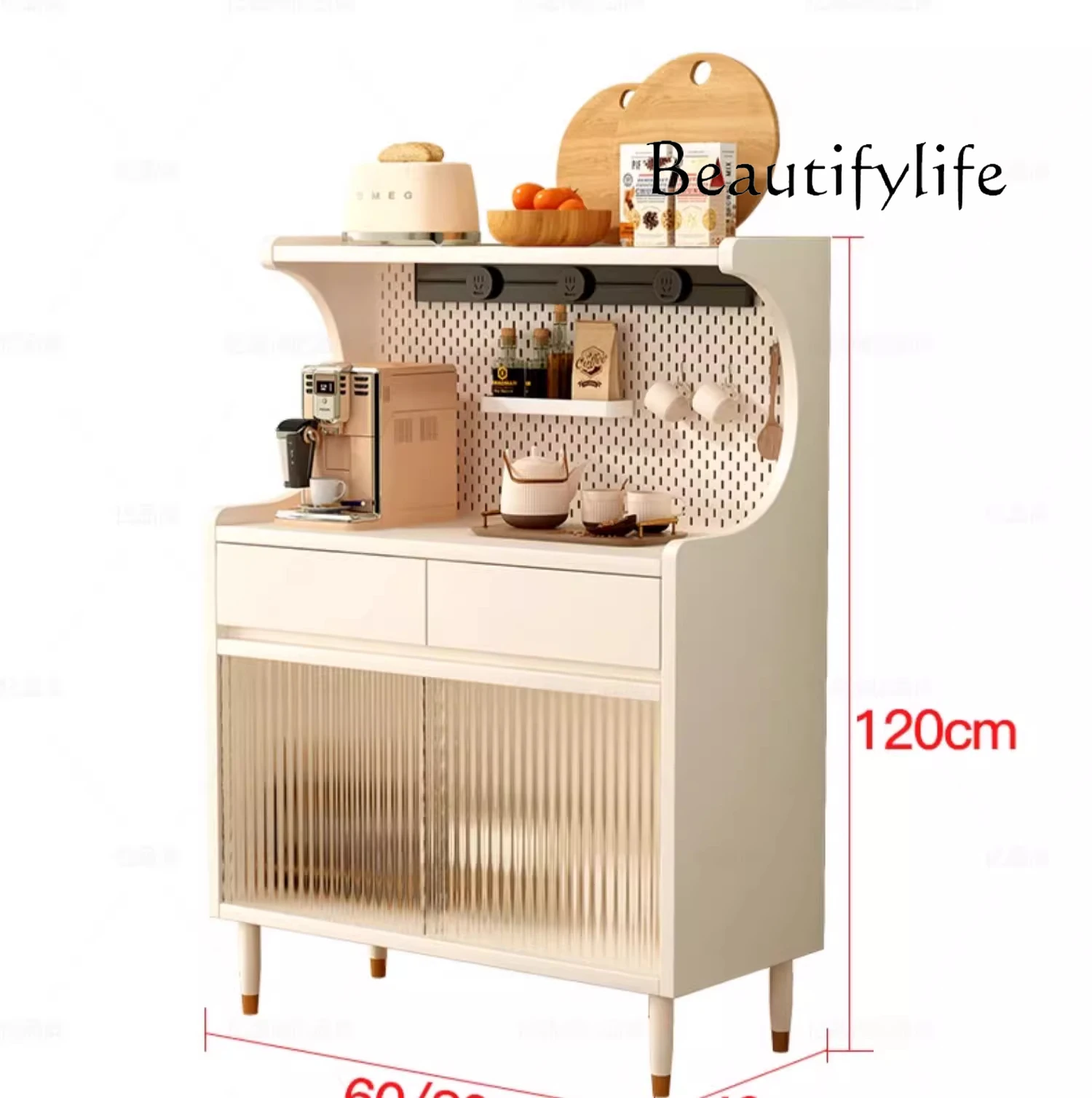 Cream wind solid wood dining side cabinet integrated against the wall modern simple wine cabinet antibacterial tea cabinet
Cream wind solid wood dining side cabinet integrated against the wall modern simple wine cabinet antibacterial tea cabinet