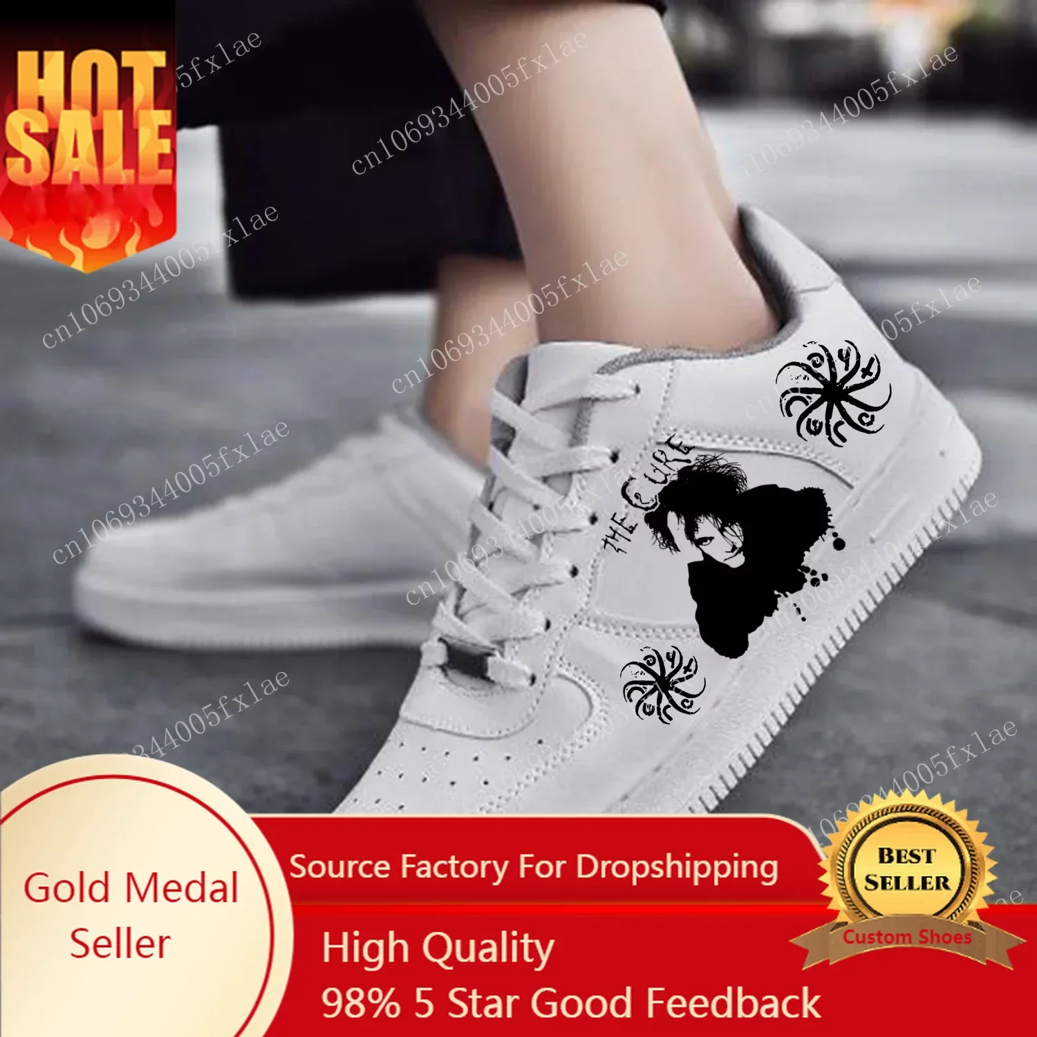 The Cure Robert Smith AF Basketball Mens Womens Sports Running High Quality Flats Force Sneakers Lace Up Mesh Customized Shoe
The Cure Robert Smith AF Basketball Mens Womens Sports Running High Quality Flats Force Sneakers Lace Up Mesh Customized Shoe