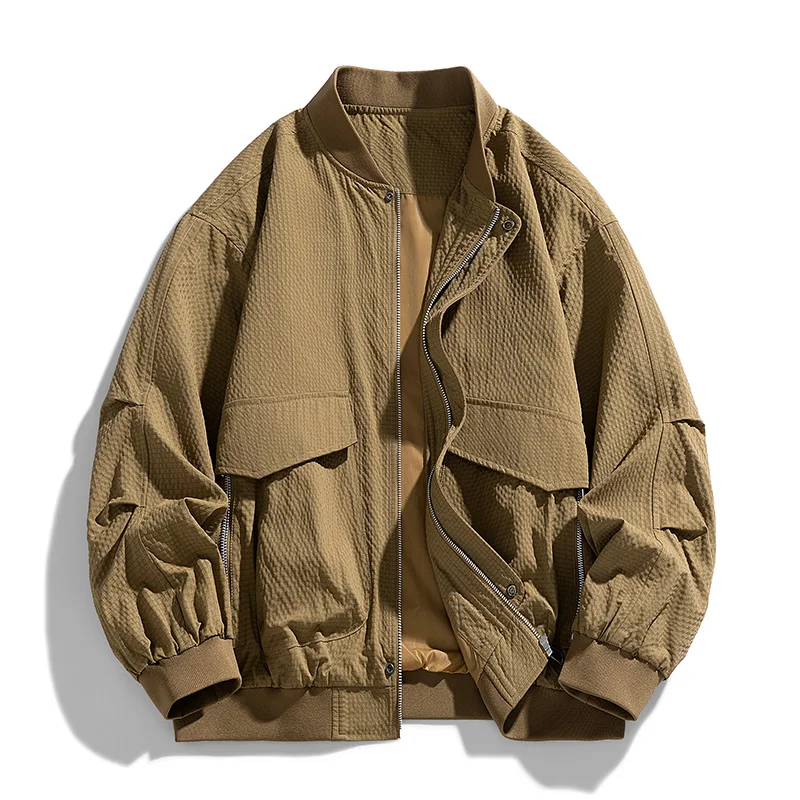 Solid Color Fashion Casual Style Outdoor Jacket Top Quality Breathable Comfortable Zipper Men Clothing Wind-Resistant Parkas
Solid Color Fashion Casual Style Outdoor Jacket Top Quality Breathable Comfortable Zipper Men Clothing Wind-Resistant Parkas
