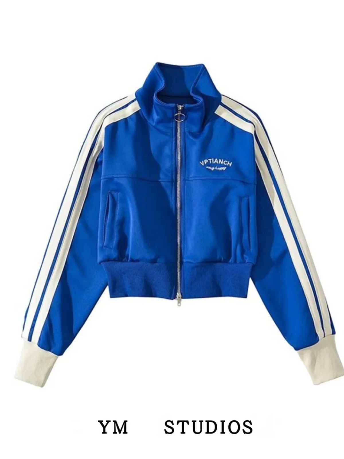 American Sle Student ort Jaet Color Blo Letter Embroidery Slim Fit Stand Collar Waist Cinched Street Sle Coat
American Sle Student ort Jaet Color Blo Letter Embroidery Slim Fit Stand Collar Waist Cinched Street Sle Coat