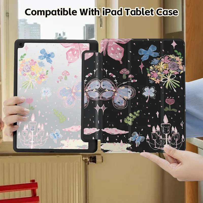 Case For iPad 10.2/9.7/10.9 Inch Cover,Transparent Acrylic,Double-Sided Printing,Optional With Capacitive Pen/Felt Bag Set
Case For iPad 10.2/9.7/10.9 Inch Cover,Transparent Acrylic,Double-Sided Printing,Optional With Capacitive Pen/Felt Bag Set