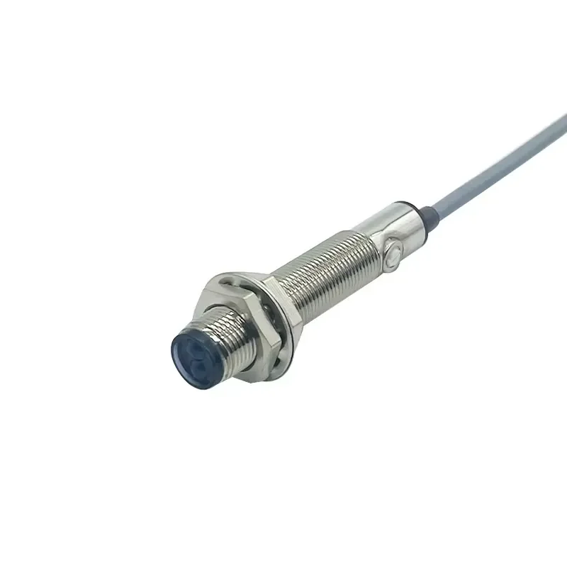M12 Optical Sensor with Diffuse Reflection Detection Cylindrical Threaded NPN PNPN Output
M12 Optical Sensor with Diffuse Reflection Detection Cylindrical Threaded NPN PNPN Output