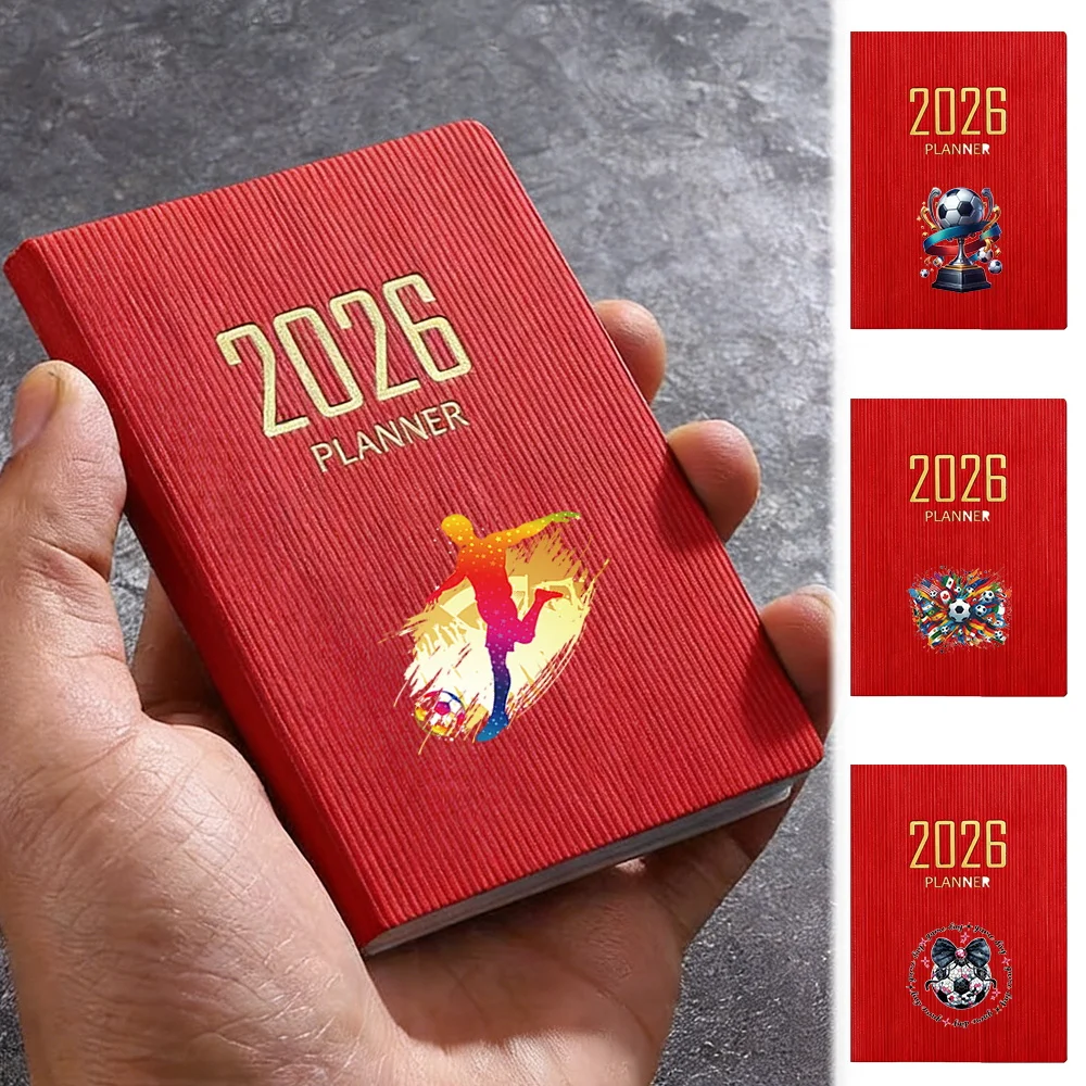 Gold Foil Lettering Red Hardcover Pocket Diary Daily Schedule Organizer For Women Men Student Schedule Journal Soccer Pattern
Gold Foil Lettering Red Hardcover Pocket Diary Daily Schedule Organizer For Women Men Student Schedule Journal Soccer Pattern