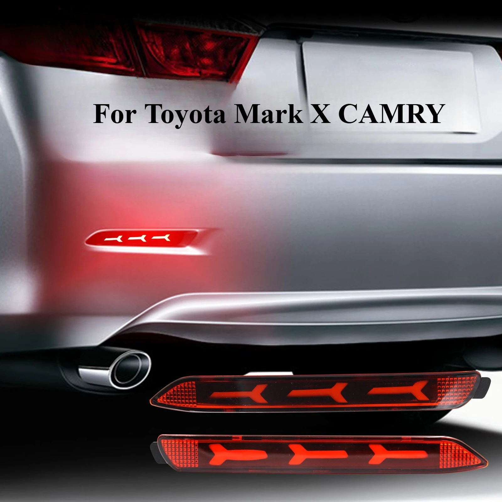 Для Toyota Mark X CAMRY 2 шт. автомобильный светодиодный фонарь заднего бампера DRL динамический указатель поворота стоп-сигнал 12 В дневные фонари
Для Toyota Mark X CAMRY 2 шт. автомобильный светодиодный фонарь заднего бампера DRL динамический указатель поворота стоп-сигнал 12 В дневные фонари