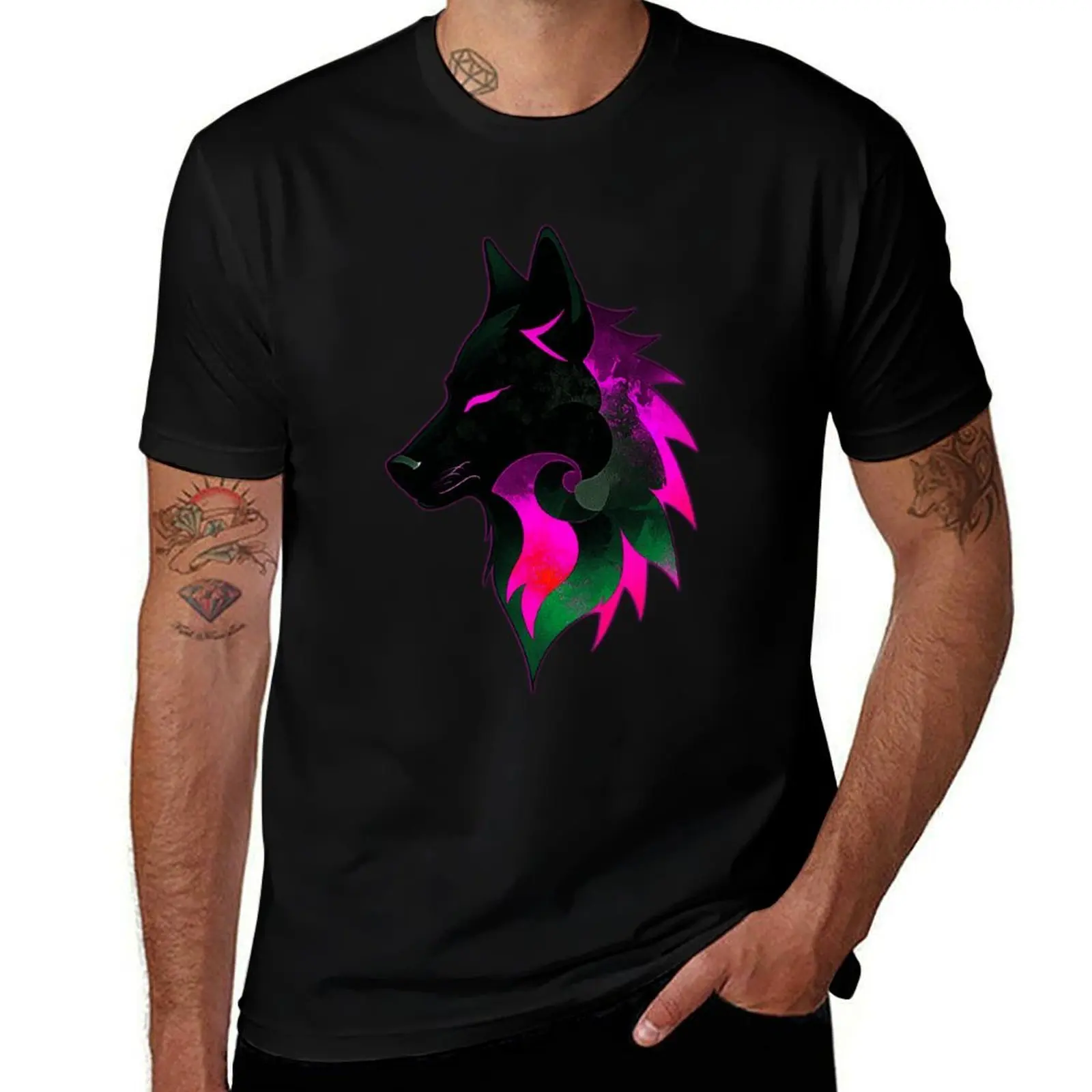 Wolf Tribal - Pink T-Shirt sports fans Personalized t-shirt vintage oversized t shirt men
Wolf Tribal - Pink T-Shirt sports fans Personalized t-shirt vintage oversized t shirt men