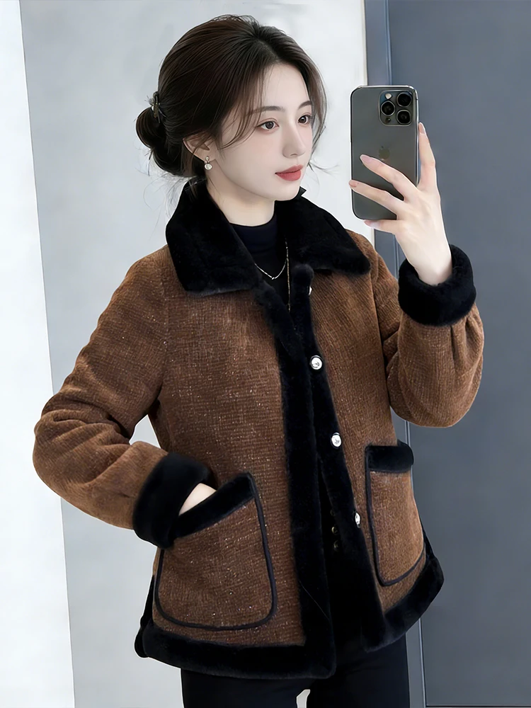 Универсальная зимняя хлопковая куртка для женщин: теплая, повседневная, свободного кроя, с флисовой подкладкой, укороченная, утепленная, не мнется
Универсальная зимняя хлопковая куртка для женщин: теплая, повседневная, свободного кроя, с флисовой подкладкой, укороченная, утепленная, не мнется