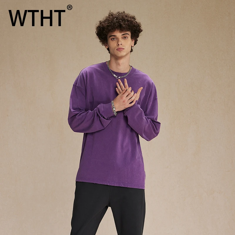 WTHT модные летние мужские однотонные свободные футболки со звездами WTHT 2025 года, модные повседневные топы с круглым вырезом и длинными рукавами, мужские 2A0454
WTHT модные летние мужские однотонные свободные футболки со звездами WTHT 2025 года, модные повседневные топы с круглым вырезом и длинными рукавами, мужские 2A0454