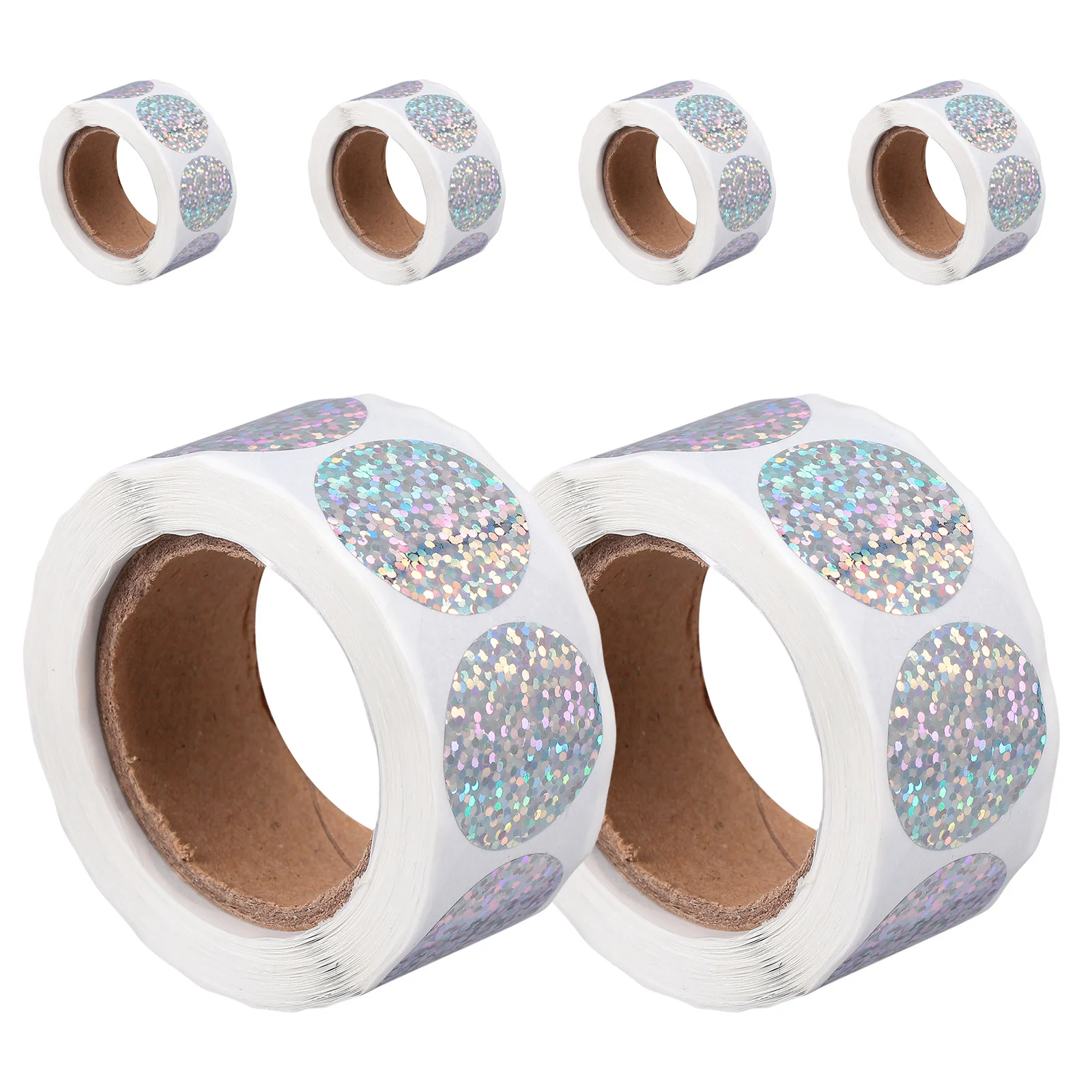 6 Rolls 2.5cm Round Colored Stickers Holographic Adhesive Labels for Boxes Jars Envelopes Calendars Color Coding Classroom
6 Rolls 2.5cm Round Colored Stickers Holographic Adhesive Labels for Boxes Jars Envelopes Calendars Color Coding Classroom