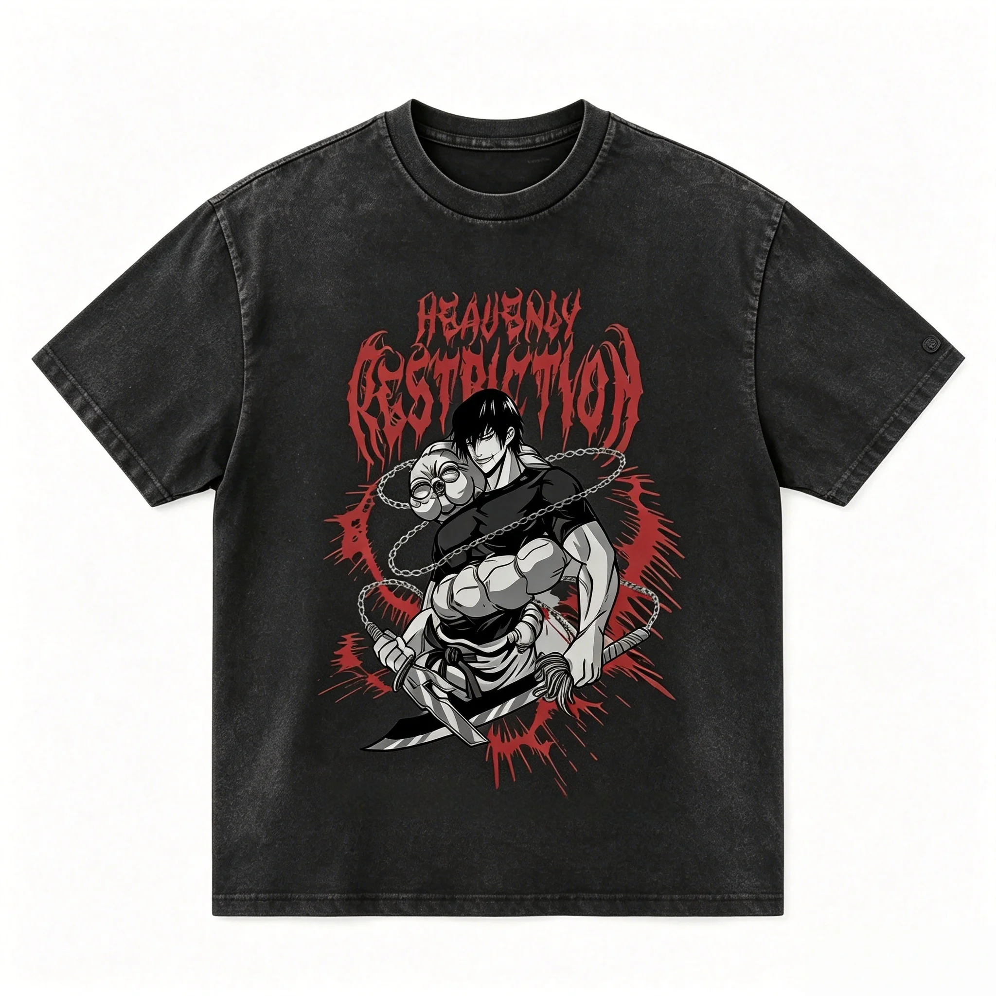 Jujutsu Kaisen Toji Fushiguro Heavenly Restriction Vintage Washed T Shirt Oversized Graphic Tee Streetwear Harajuku Casual Tops
Jujutsu Kaisen Toji Fushiguro Heavenly Restriction Vintage Washed T Shirt Oversized Graphic Tee Streetwear Harajuku Casual Tops