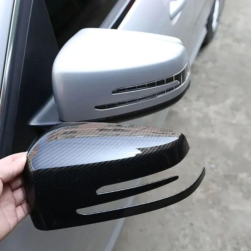 

For Mercedes Benz A Class CLA GLA GLK W176 W117 X156 X204 ABS Car Side Door Rearview Mirror Cap Cover Trim Car Accessories