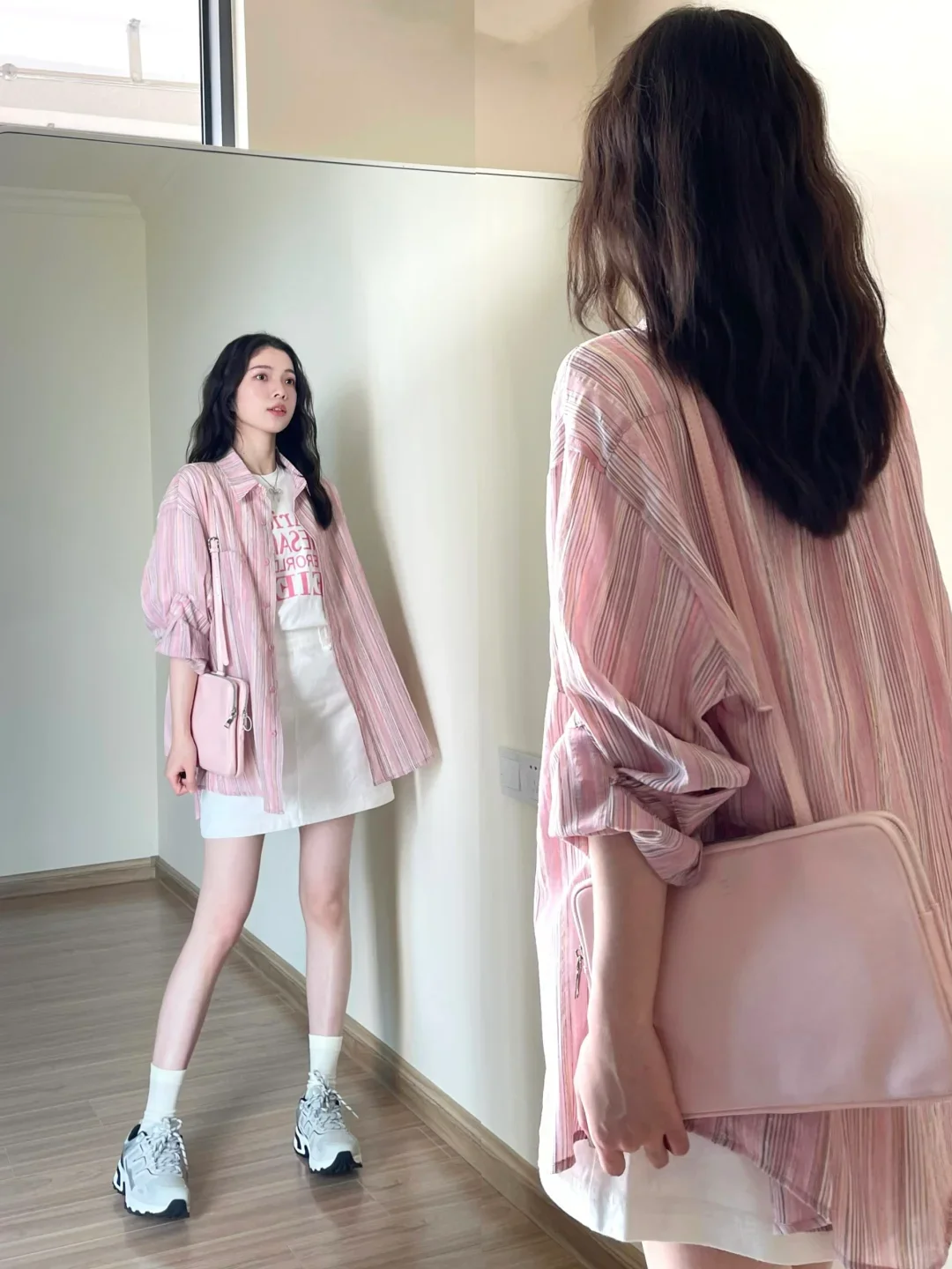 Korean Style Women's Summer Shirt Thin Sun Protection Striped Loose Top Layering Outerwear Long Sleeve Collar Regular Le...
Korean Style Women's Summer Shirt Thin Sun Protection Striped Loose Top Layering Outerwear Long Sleeve Collar Regular Le...
