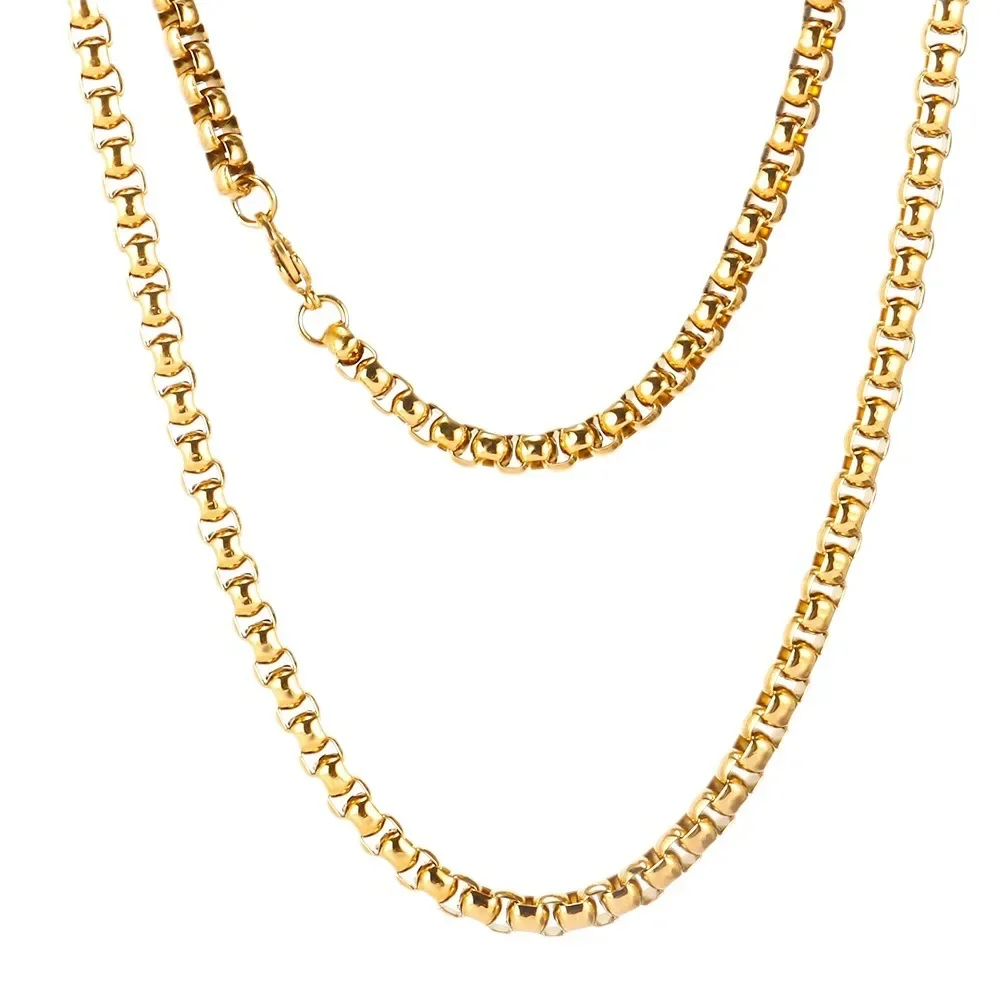 316L Titanium Steel Cuban Link Chain for Men - Gold Plated Punk Hip Hop Necklace - 20+5mm Thick Adjustable 18-24 Inch Jewelry Gi
316L Titanium Steel Cuban Link Chain for Men - Gold Plated Punk Hip Hop Necklace - 20+5mm Thick Adjustable 18-24 Inch Jewelry Gi
