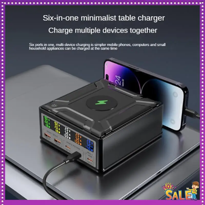 AA87 260W High Power Laptop Charger Cell Phone Fast Charging Wireless Charging UK Plug
AA87 260W High Power Laptop Charger Cell Phone Fast Charging Wireless Charging UK Plug