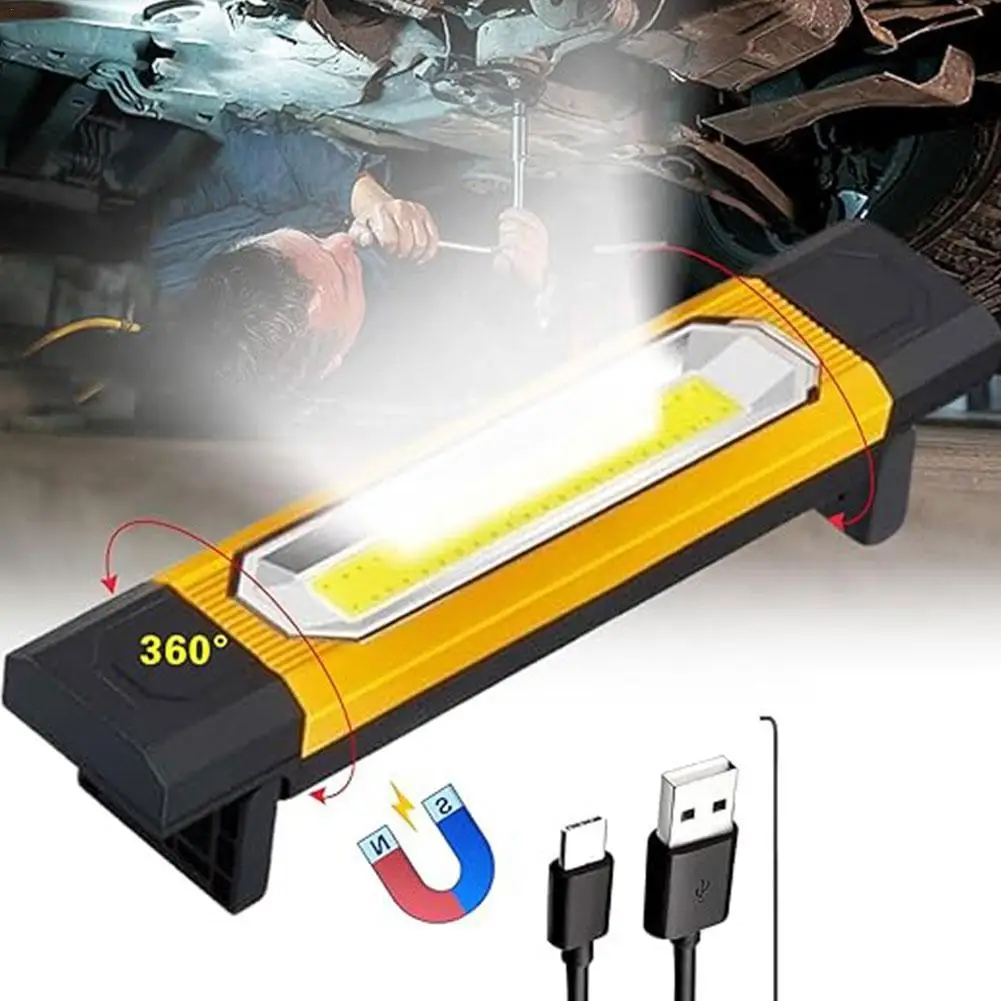 Rechargeable Powerful COB LED Work Light Car Garage Mechanic Lamp USB Flashlight Magnetic Torch Emergency Light Warning Light
Rechargeable Powerful COB LED Work Light Car Garage Mechanic Lamp USB Flashlight Magnetic Torch Emergency Light Warning Light