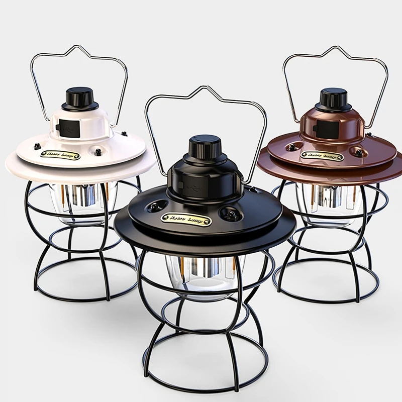 Portable Retro Camping Lights LED Lantern USB Rechargeable Handle Flashlight Vintage Horse Lights Warm White Outdoor Tent Lights
Portable Retro Camping Lights LED Lantern USB Rechargeable Handle Flashlight Vintage Horse Lights Warm White Outdoor Tent Lights