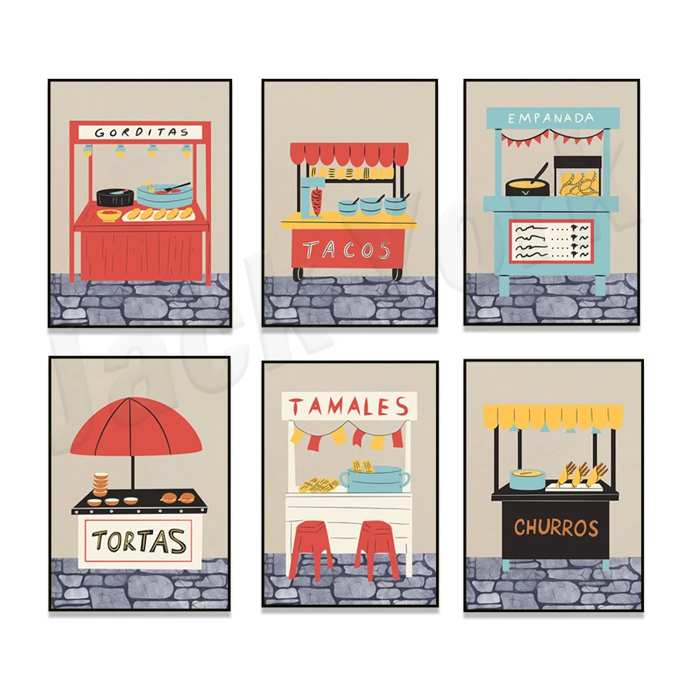 Latin food booth art print, food art print, kitchen art print, latin food, tacos, tamales, kitchen decor poster.
Latin food booth art print, food art print, kitchen art print, latin food, tacos, tamales, kitchen decor poster.