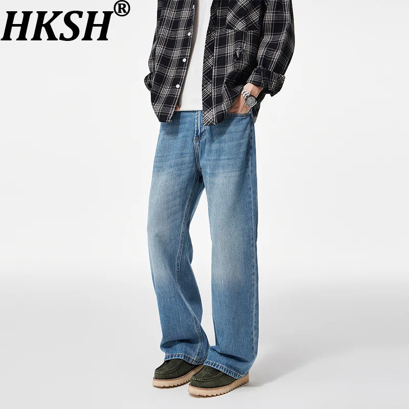 HKSH осенние мужские винтажные джинсы в стиле ретро с эластичным узором, широкие брюки, простые универсальные трендовые шикарные расклешенные джинсовые брюки HK11447
HKSH осенние мужские винтажные джинсы в стиле ретро с эластичным узором, широкие брюки, простые универсальные трендовые шикарные расклешенные джинсовые брюки HK11447