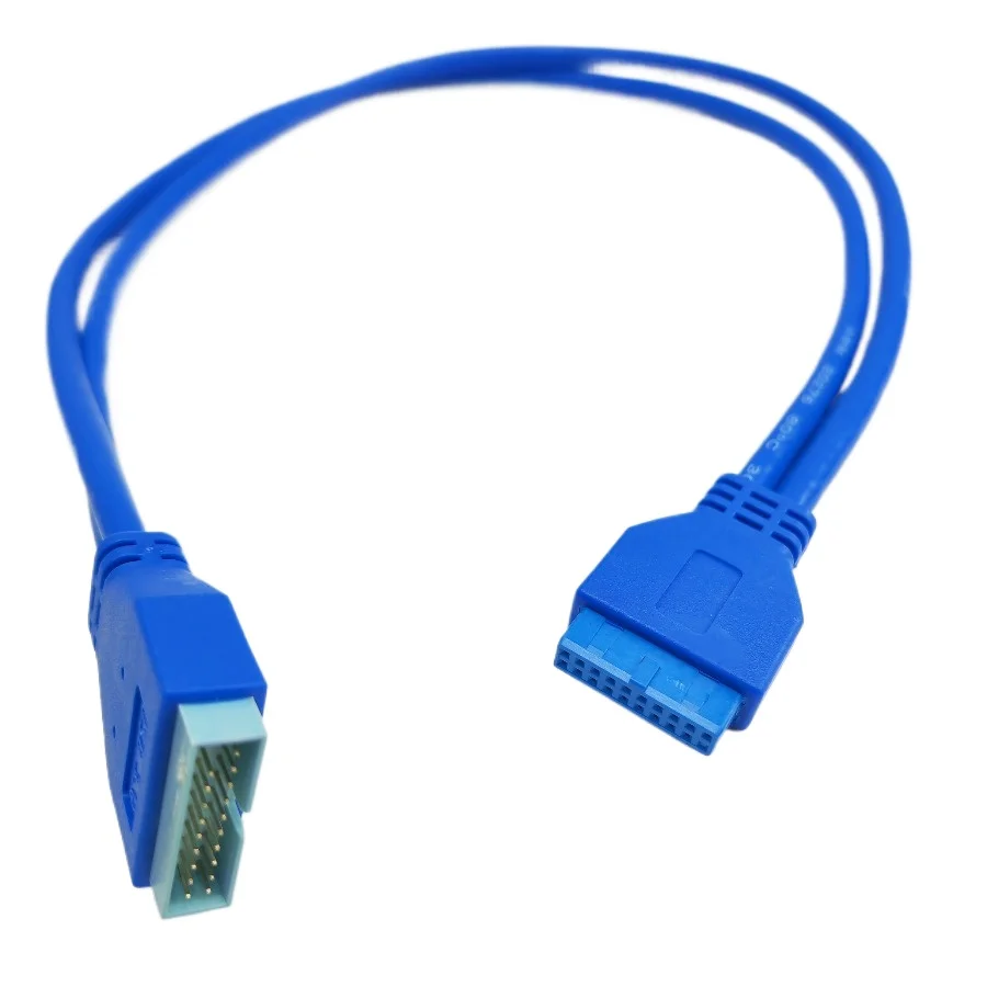 PC Desktop Computer Case Internal Motherboard 19Pin USB 3.0 Male to Female M/F Extension Cable Cord Shielding 50cm
PC Desktop Computer Case Internal Motherboard 19Pin USB 3.0 Male to Female M/F Extension Cable Cord Shielding 50cm