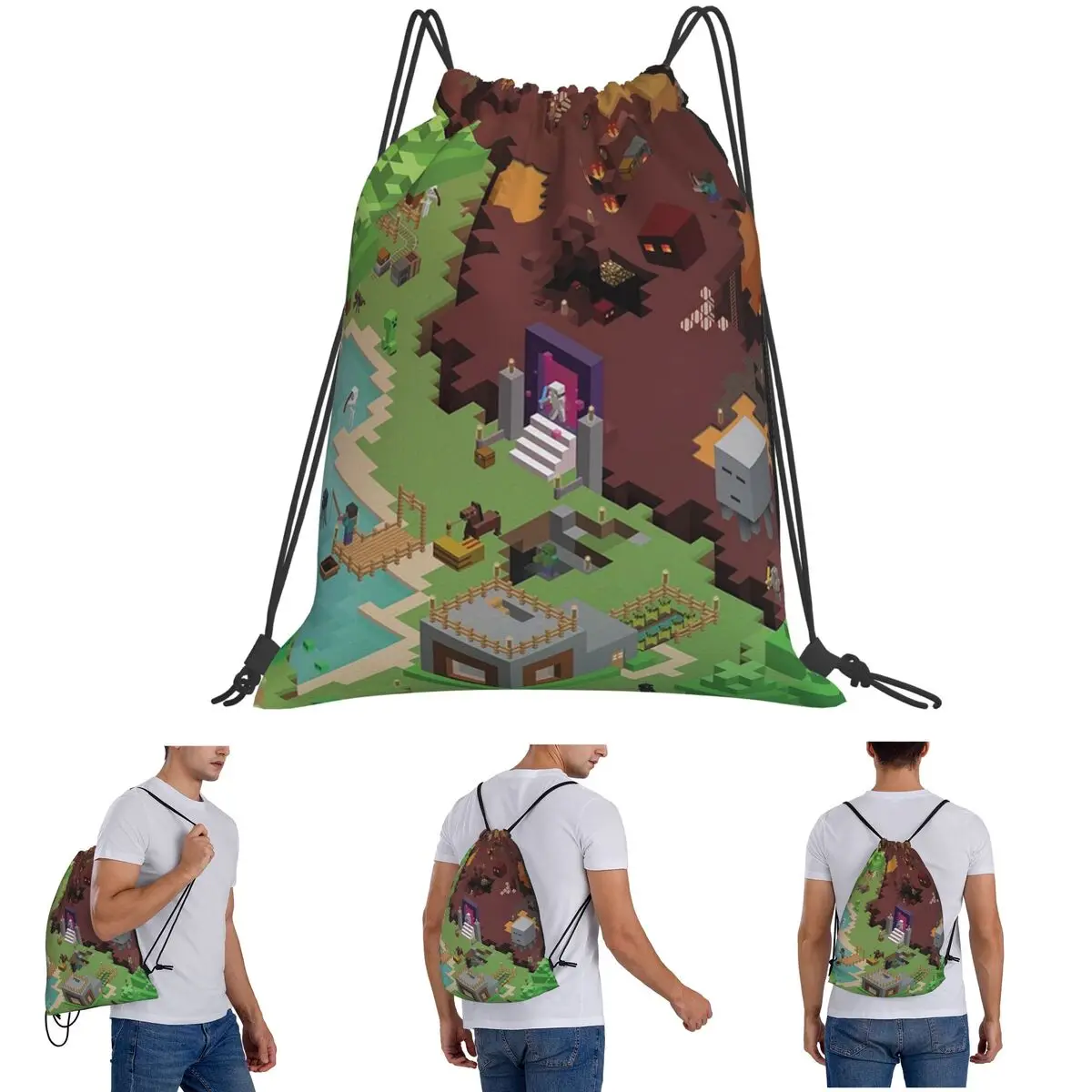 Exploring New Worlds Backpacks Fashion Drawstring Bags Sports Bag Book Bags for Travel Students
Exploring New Worlds Backpacks Fashion Drawstring Bags Sports Bag Book Bags for Travel Students
