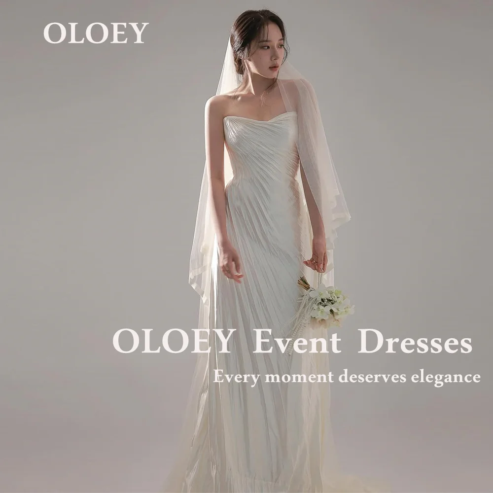 OLOEY 2025 Simple Sweetheart Neck Wedding Dresses Korea Photo Shoot Floor Length A Line Bridal Gowns Pleats Corset Customized
OLOEY 2025 Simple Sweetheart Neck Wedding Dresses Korea Photo Shoot Floor Length A Line Bridal Gowns Pleats Corset Customized