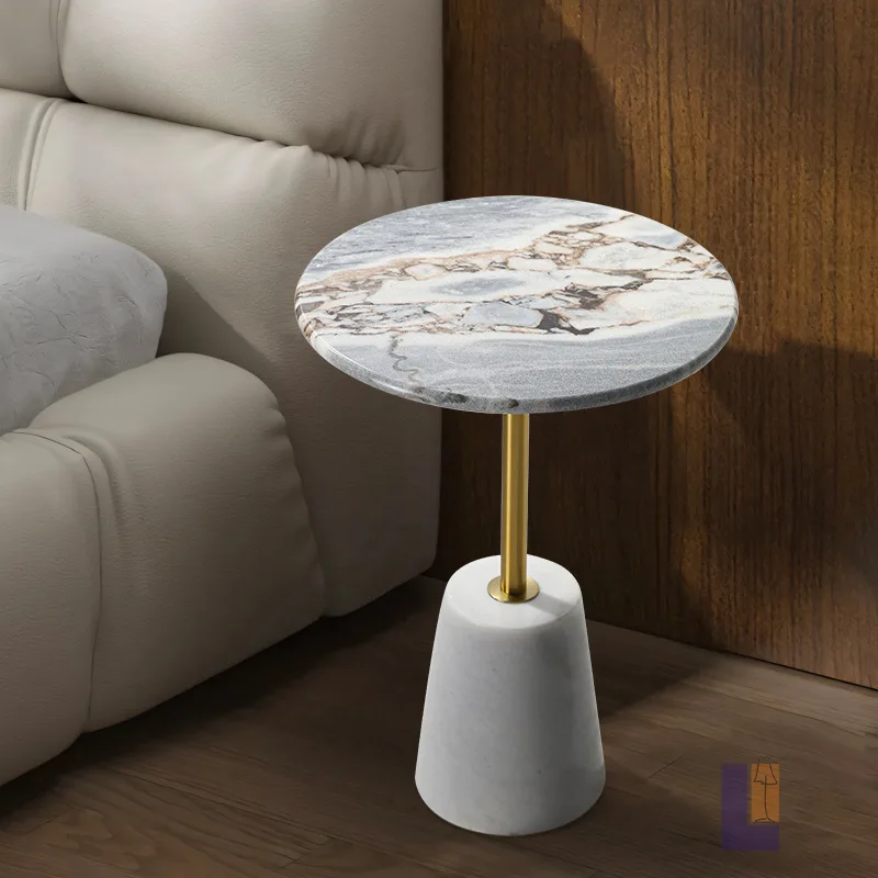 Light luxury elephant white coffee table natural marble sofa corner table modern living room round stainless steel glass small c
Light luxury elephant white coffee table natural marble sofa corner table modern living room round stainless steel glass small c
