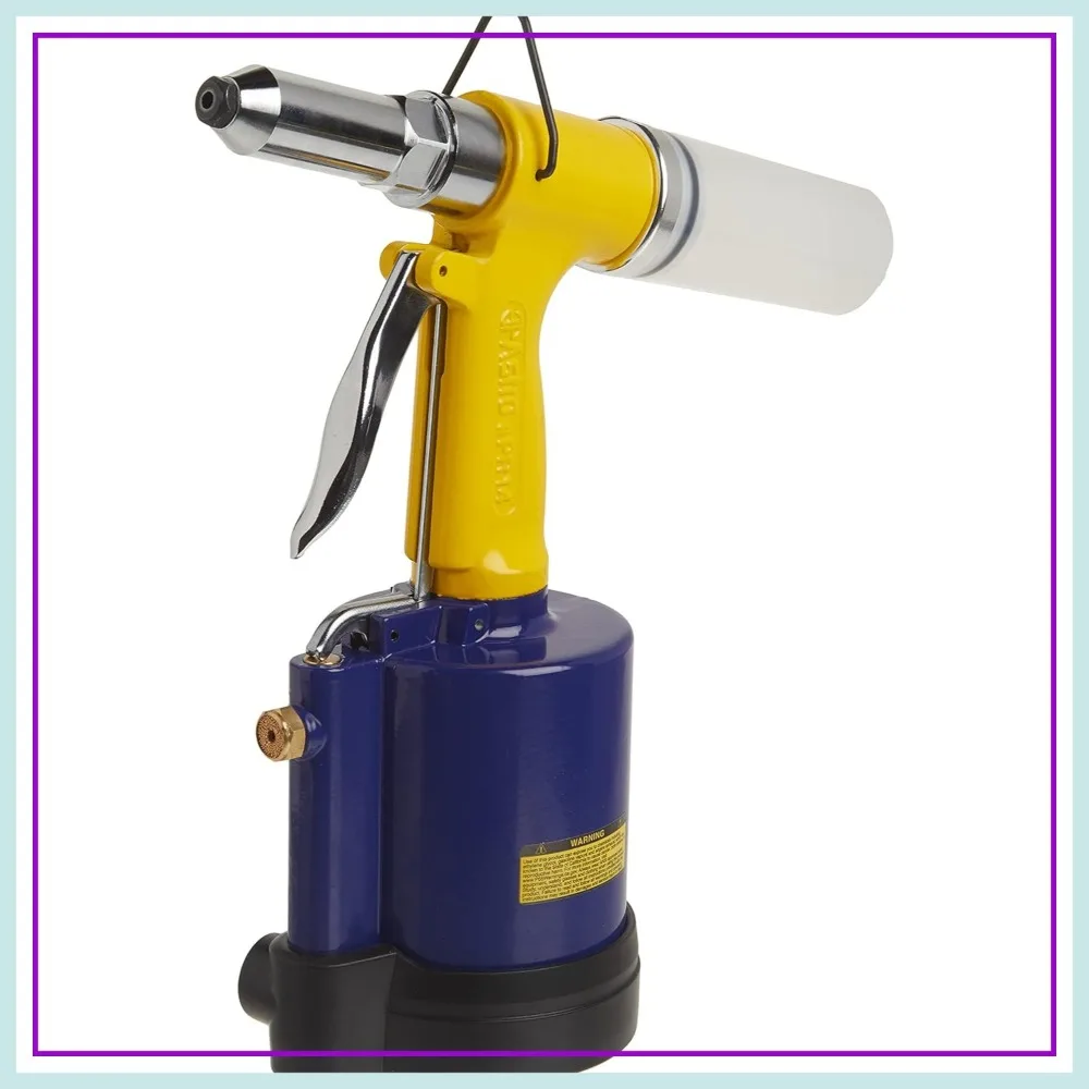 Air Riveter Tool - 3/32", 1/8", 5/32", 3/16", 1/4" Capacity with 5 Nosepieces
Air Riveter Tool - 3/32", 1/8", 5/32", 3/16", 1/4" Capacity with 5 Nosepieces
