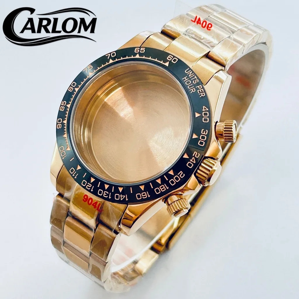 39mm VK63 VK64 Watch Case Stainless Steel Bezel Sapphire Glass for VK63 VK64 Quartz Movement Rose Gold Modified Accessories
39mm VK63 VK64 Watch Case Stainless Steel Bezel Sapphire Glass for VK63 VK64 Quartz Movement Rose Gold Modified Accessories