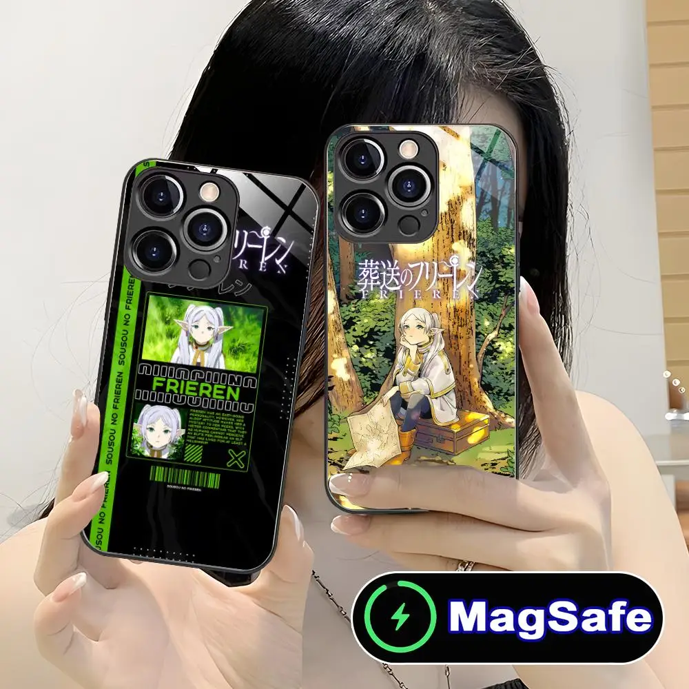 Sousou no Frieren Glass MagSafe Mobile Phone Case for iPhone 17 16 15 14 13 12 11 Air Pro Max Plus Mini Colorful Cover
Sousou no Frieren Glass MagSafe Mobile Phone Case for iPhone 17 16 15 14 13 12 11 Air Pro Max Plus Mini Colorful Cover