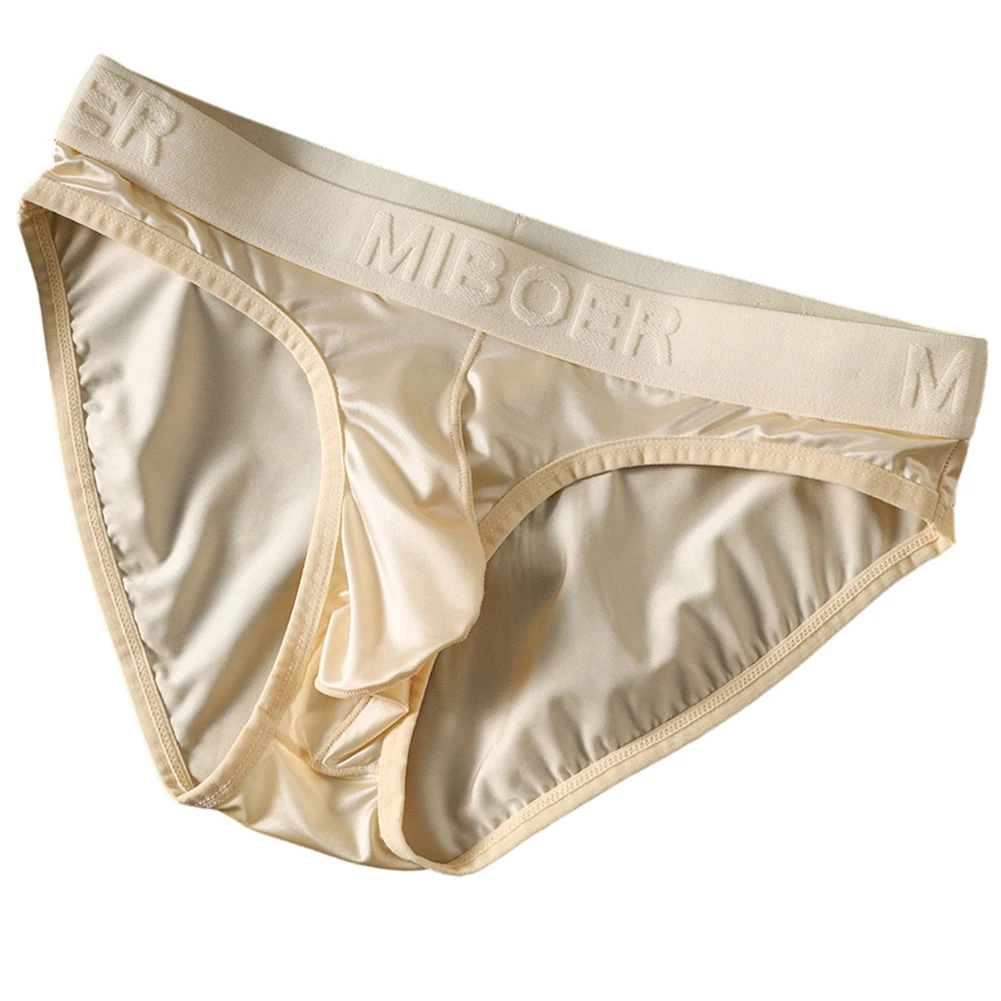 Low Waist Mens Briefs Underwear with Ice Silk Satin-like Fabric Bulge Pouch Smooth Stretch Breathable Underpants
Low Waist Mens Briefs Underwear with Ice Silk Satin-like Fabric Bulge Pouch Smooth Stretch Breathable Underpants