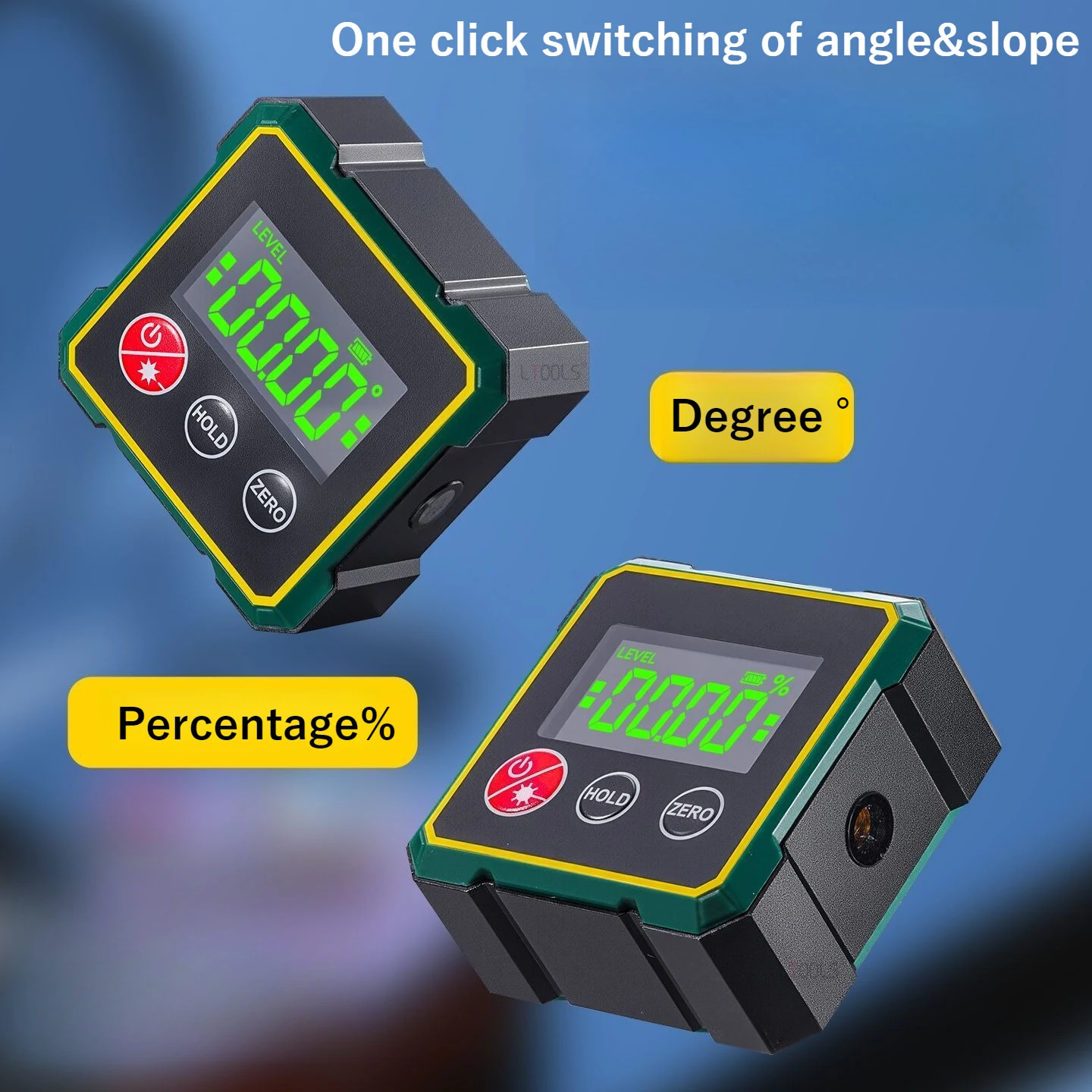 Электронный наклонный инструмент, двунаправленный лазерный цифровой дисплей, зарядка через USB, уровень угла наклона, двусторонний магнитный инклинометр
Электронный наклонный инструмент, двунаправленный лазерный цифровой дисплей, зарядка через USB, уровень угла наклона, двусторонний магнитный инклинометр