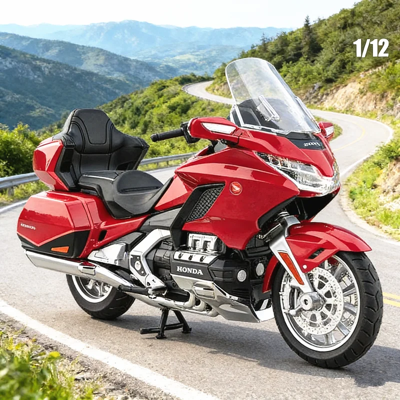 Модель мотоцикла Honda Gold Wing GL1800 в масштабе 1:12, литая металлическая модель для отдыха и туризма с подсветкой, игрушка для детей, подарок
Модель мотоцикла Honda Gold Wing GL1800 в масштабе 1:12, литая металлическая модель для отдыха и туризма с подсветкой, игрушка для детей, подарок