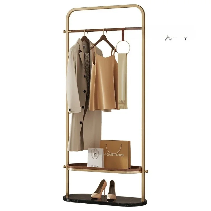 TTStainless Steel Bedroom Hanger Floor Light Luxury Household Solid Wood Coat Rack Modern Metal Rack
TTStainless Steel Bedroom Hanger Floor Light Luxury Household Solid Wood Coat Rack Modern Metal Rack