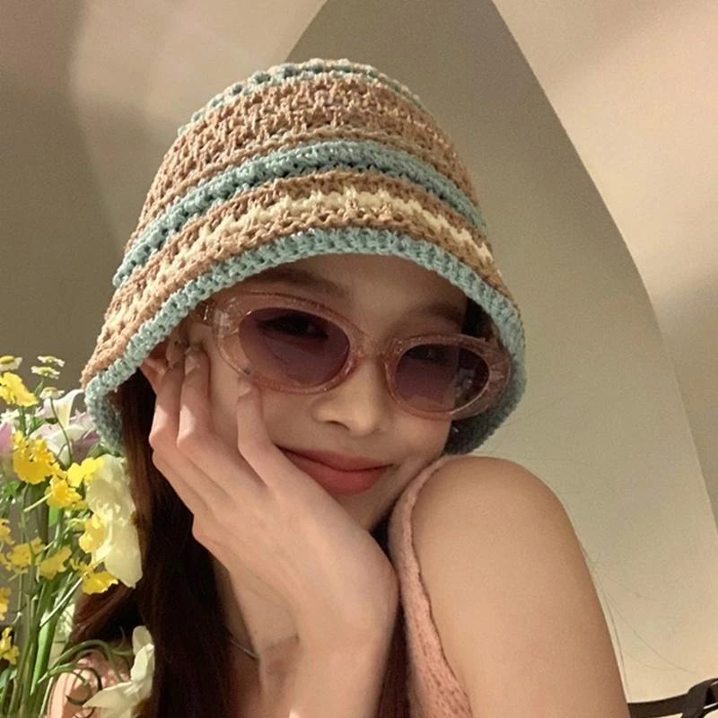 Подходящая по цвету шляпа-ведро для взрослых, уличная рыбацкая шляпа с широкими полями, связанная крючком
Подходящая по цвету шляпа-ведро для взрослых, уличная рыбацкая шляпа с широкими полями, связанная крючком