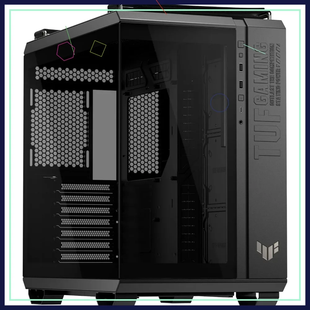 Корпус для ПК ATX Mid-Tower с панорамным обзором, двухкамерной конструкцией, панелями без инструментов для их замены, USB-C 10 Гбит/с
Корпус для ПК ATX Mid-Tower с панорамным обзором, двухкамерной конструкцией, панелями без инструментов для их замены, USB-C 10 Гбит/с