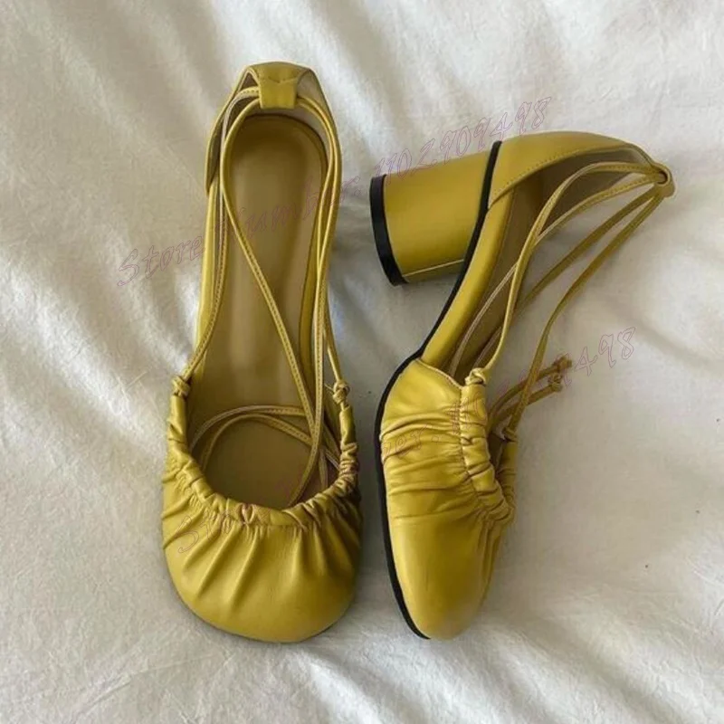 Green Drawstring Chunky Heels Pumps Round Toe Shoes for Women Cut Heels Thin High Heels Sexy Lady Shoes 2024 Zapatos Para Mujere
Green Drawstring Chunky Heels Pumps Round Toe Shoes for Women Cut Heels Thin High Heels Sexy Lady Shoes 2024 Zapatos Para Mujere