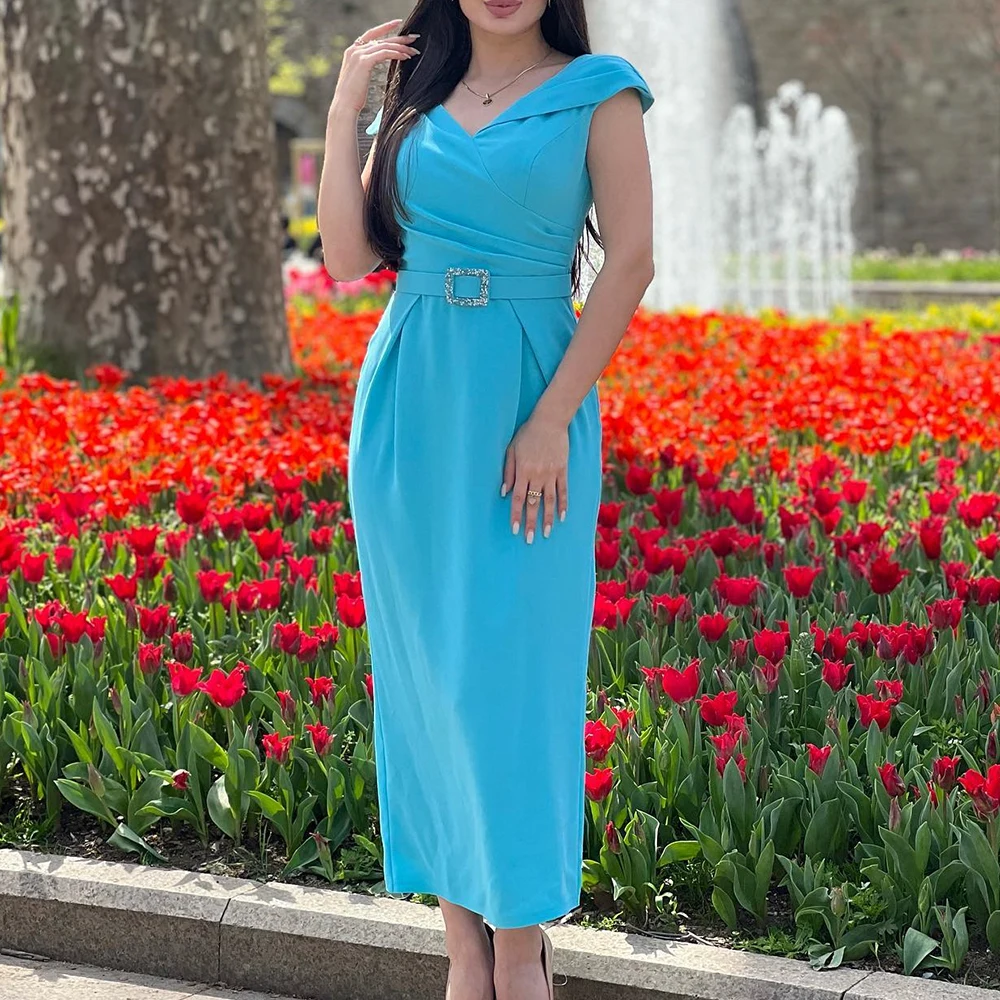 Customized Delicate Crystal V-Neck Ankle Length Back Slit Straight Evening Dress Elegant Jersey Sleeveless Vestidos De
Customized Delicate Crystal V-Neck Ankle Length Back Slit Straight Evening Dress Elegant Jersey Sleeveless Vestidos De