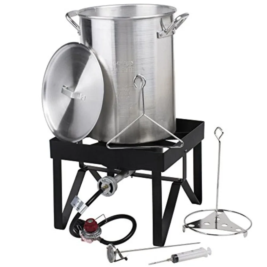 Backyard Pro 30 Qt. Turkey Fryer Kit - 55000 BTU
Backyard Pro 30 Qt. Turkey Fryer Kit - 55000 BTU