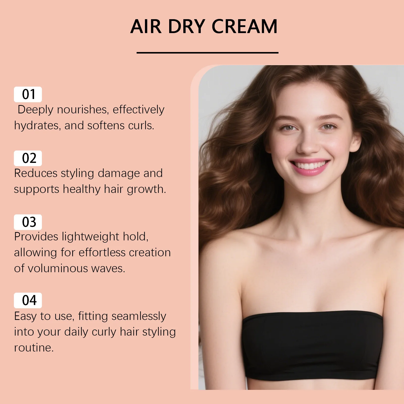 Hair Styling Cream Frizz Control Silky Smoothing Lightweight Nourishing Enhance Natural Texture Shiny Fluffy Defining Hair Care
Hair Styling Cream Frizz Control Silky Smoothing Lightweight Nourishing Enhance Natural Texture Shiny Fluffy Defining Hair Care
