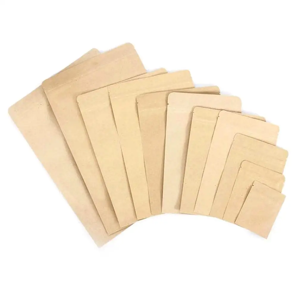 50 Pcs Sealed Bag Paper Zipper Pouch Tea Coffee Storage Reusable Waterproof Self Standing Bag Pouch
50 Pcs Sealed Bag Paper Zipper Pouch Tea Coffee Storage Reusable Waterproof Self Standing Bag Pouch