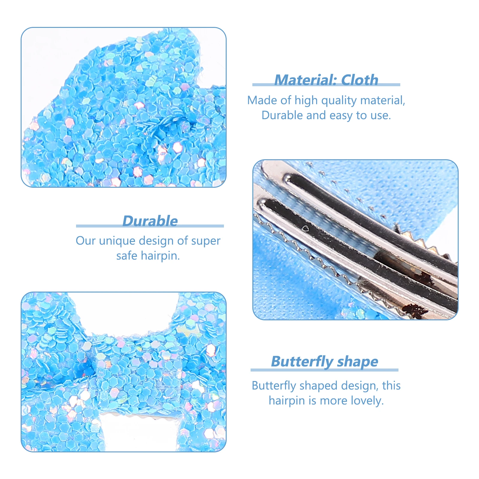 2pcs Sequins Butterfly Sequins Hairpin Hairpin Girls Baby Accessories Party Wedding Decorations Hair Tools Styling
2pcs Sequins Butterfly Sequins Hairpin Hairpin Girls Baby Accessories Party Wedding Decorations Hair Tools Styling