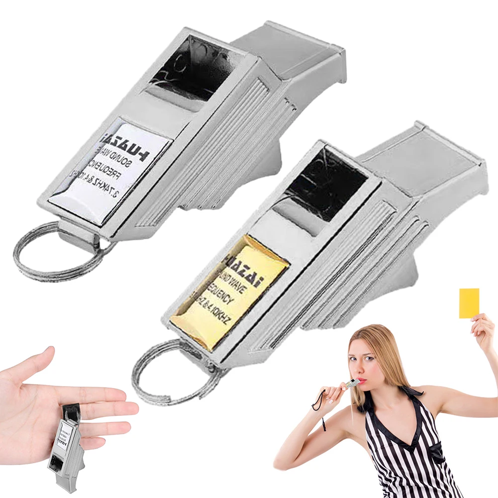 Профессиональный тренировочный свисток для рефери, бесшовные аварийные спасательные свистки, портативные для спортивных тренировок на открытом воздухе 
Профессиональный тренировочный свисток для рефери, бесшовные аварийные спасательные свистки, портативные для спортивных тренировок на открытом воздухе