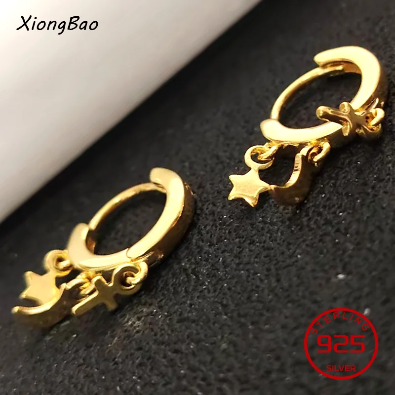 Fashion Lovely Star Cross Drop Earrings Korean Jewelry 2026 New Tassel Earrings For Women 925sterling Silver Small Moon
Fashion Lovely Star Cross Drop Earrings Korean Jewelry 2026 New Tassel Earrings For Women 925sterling Silver Small Moon