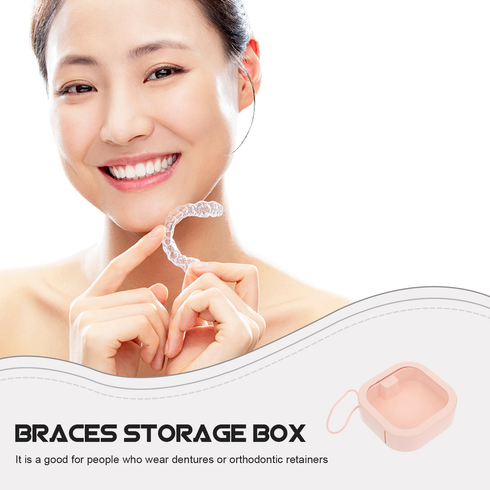 1pc Orthodontics Box Portable Braces Storage Holder For Dentures Retainers Lightweight Durable Case Braces Storage Box Teeth
1pc Orthodontics Box Portable Braces Storage Holder For Dentures Retainers Lightweight Durable Case Braces Storage Box Teeth