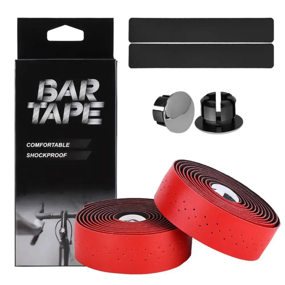 Sport PU Leather Bicycle Handlebar Tape Breathable Waterproof With 2 Plugs Non-slip Handle Bar Wrap Straps
Sport PU Leather Bicycle Handlebar Tape Breathable Waterproof With 2 Plugs Non-slip Handle Bar Wrap Straps